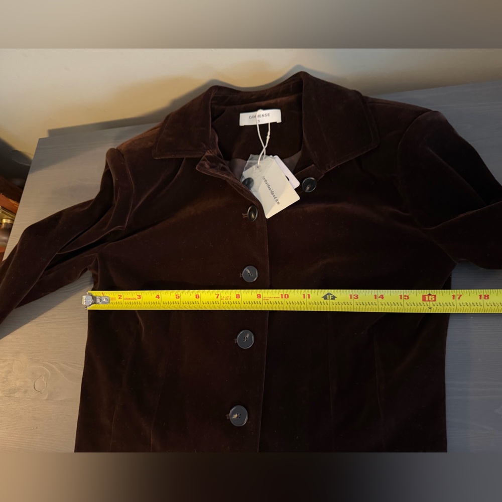 Commense Velvet Jacket Mini Skirt Set NEW - Picture 6 of 11